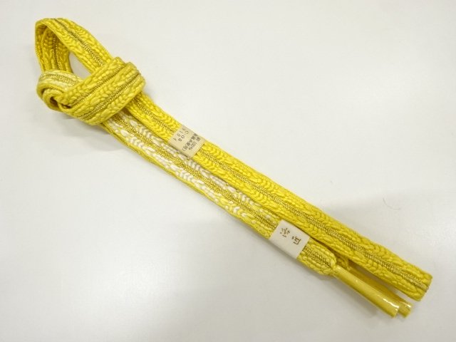 JAPANESE KIMONO / HANDTIED OBIJIME CORD 